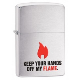 Zippo lighter: Keep Your Hands off my Flame
