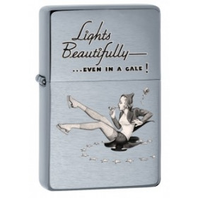 Zippo lighter: Lights Beautifully