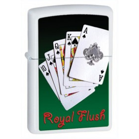 Zippo lighter: Royal Flush