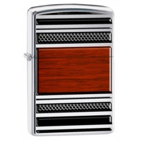 Zippo lighter: Steel And Wood