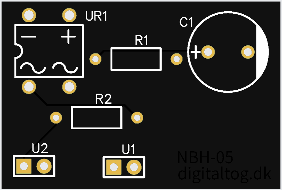 Vognbelysning forsats til LED-bånd - 470 uF Kondensator