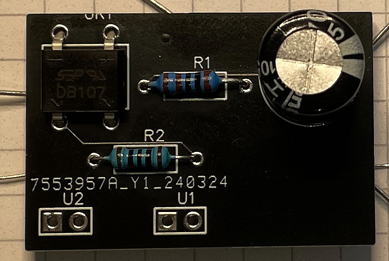 Vognbelysning forsats til LED-bånd - 1000 uF Kondensator