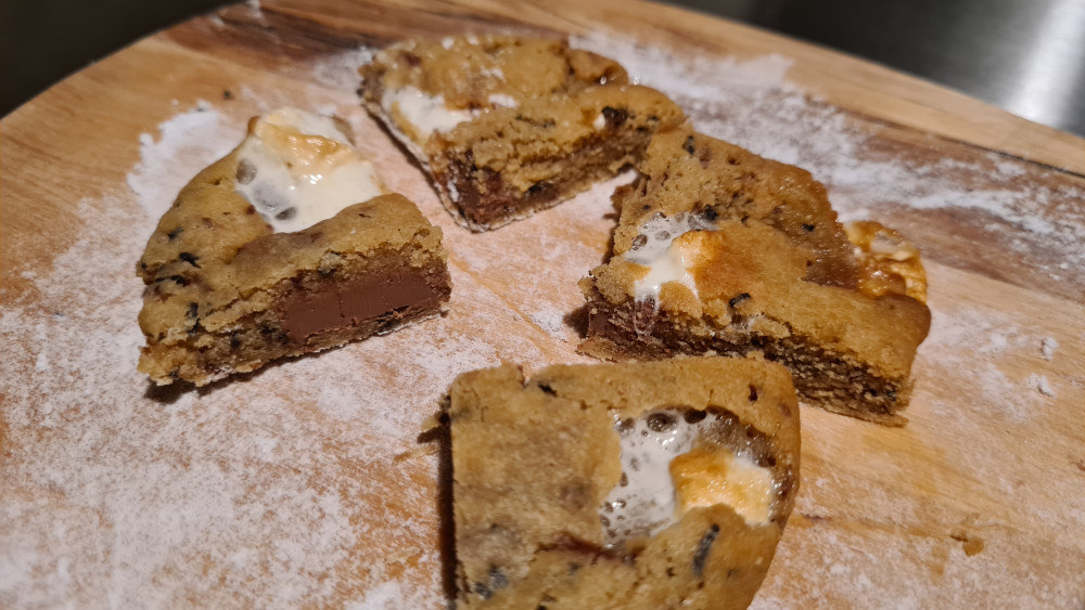 Marshmallow vanilje & chokolade S´mores 