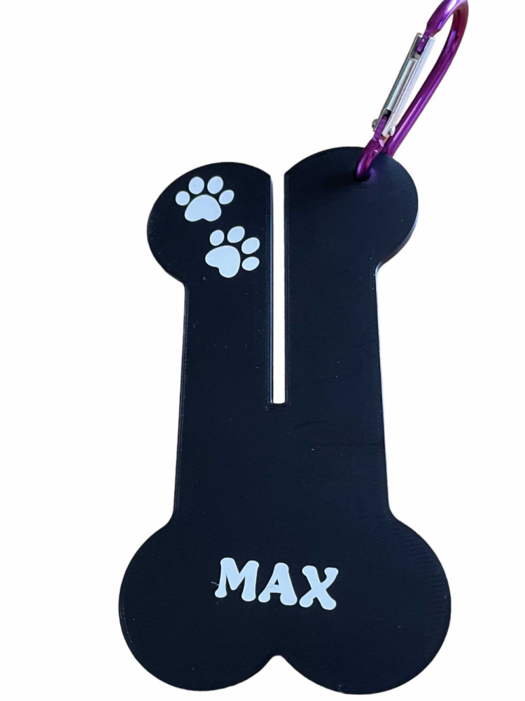 Hømhøm-holder til brugte hundeposer stor