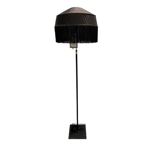 Birger No.1962 Chicago Floor Lampe - Sort (Stand og Lampe)
