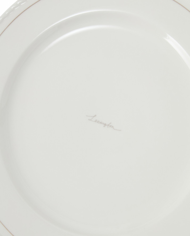 Gavesæt med lexington-middagstallerken (sæt med 4), hvid/beige
