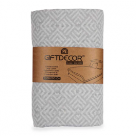 Giftdecor Geometrisk Sengetæppe Grå