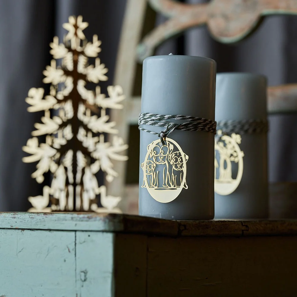 H.C. Andersen julepynt -  Fyrtøjet (4 stk.)