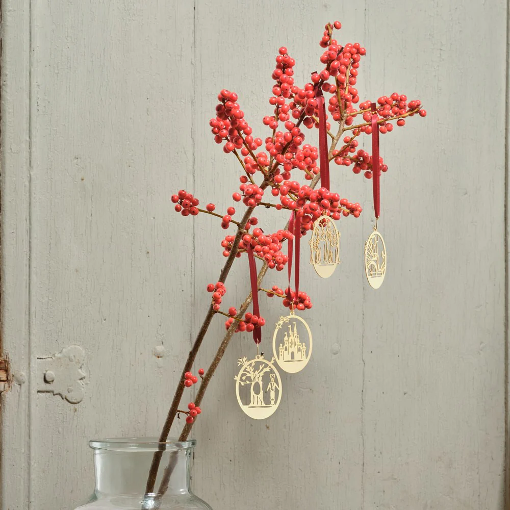 H.C. Andersen julepynt -  Fyrtøjet (4 stk.)