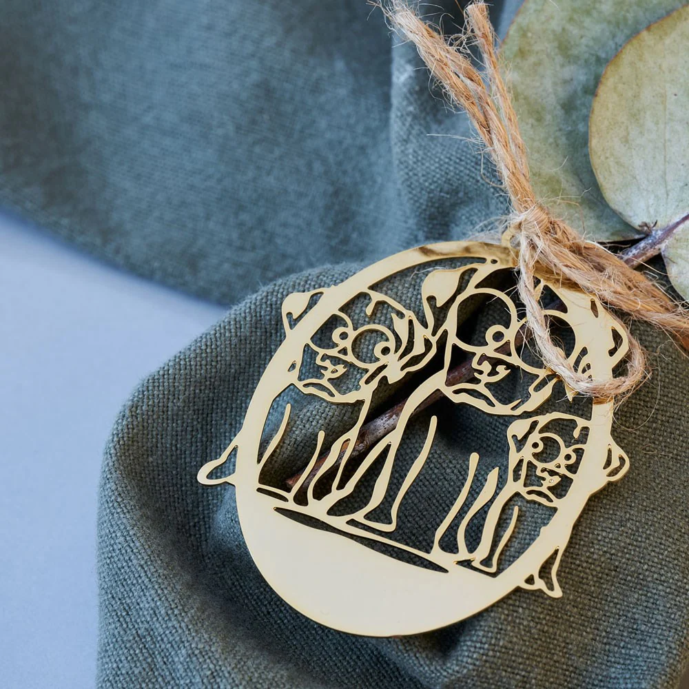 H.C. Andersen julepynt -  Fyrtøjet (4 stk.)