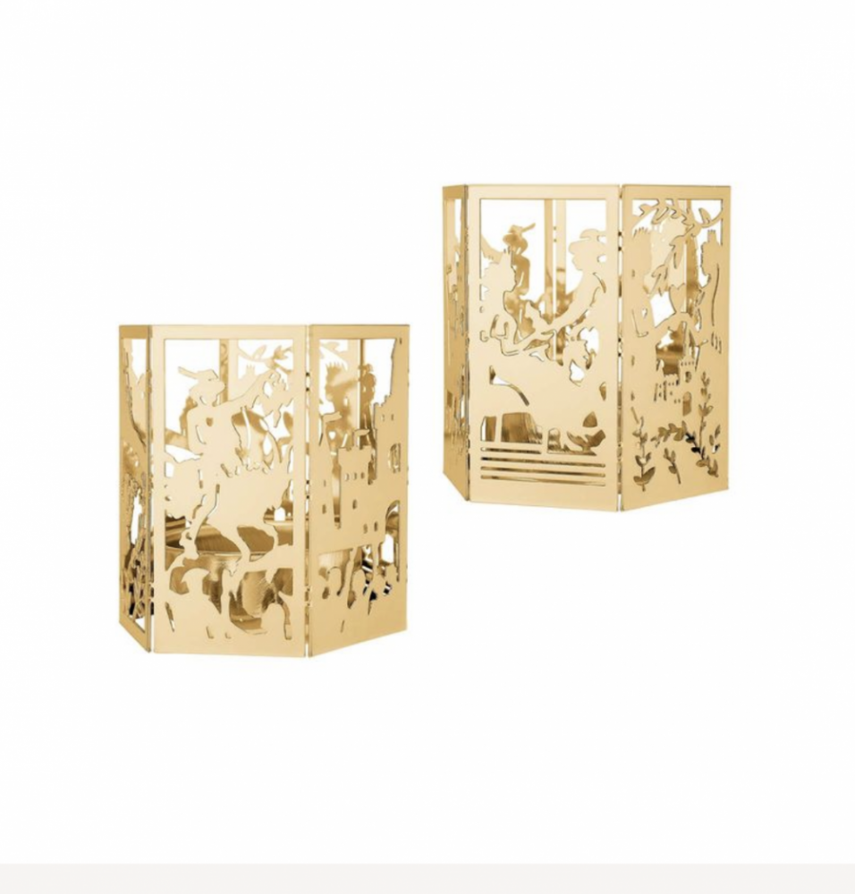 H.C. Andersen julepynt - Lysestage - Klods Hans (2-pak)