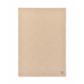 Lexington Baby Signature Star Recycled Wool Throw, BeigeWhite