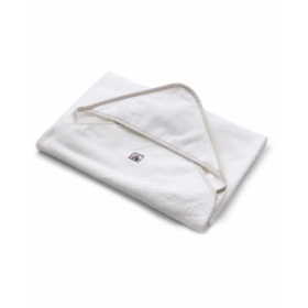 Lexington Baby Terry Towel, White/Beige