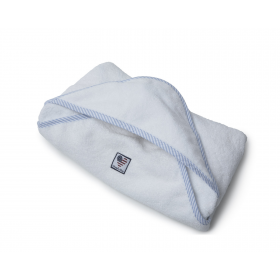 Lexington Baby Terry Towel, White/Blue