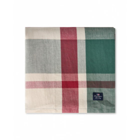 Lexington Checked linen blend tablecloth