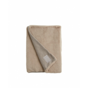 Lexington Hotel tæppe i imiteret pels, beige