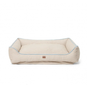 Lexington Hundeseng i Økologisk Bomuld – Beige/Blå Striber 60x45 cm