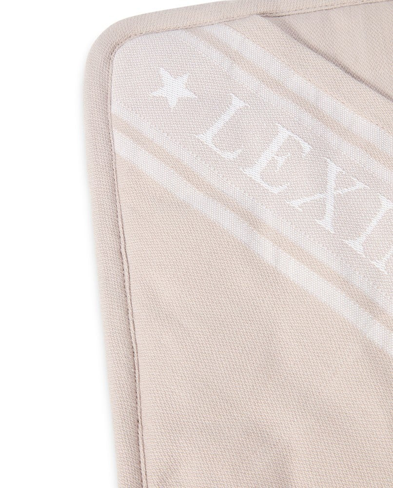 Lexington Icons grydelap i jacquard med stjerne, beige/hvid