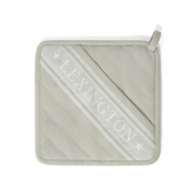 Lexington Icons grydelap i jacquard med stjerne, grøn/hvid