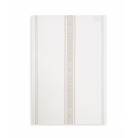 Lexington Icons jacquard viskestykke, White/Beige