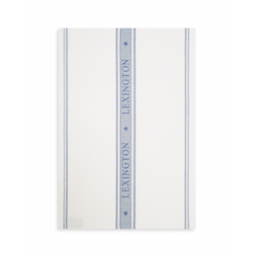 Lexington Icons jacquard viskestykke, White/Blue