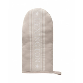 Lexington Icons Ovnhandske – Beige/White (32 × 16 cm)