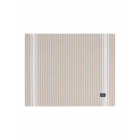 Lexington Icons stribet oxfordborddækkeserviet, hvid/beige