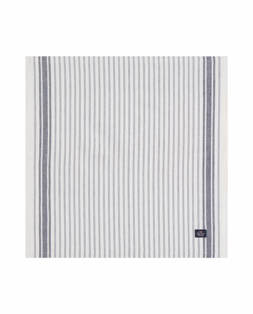 Lexington Icons stribet oxfordserviet, hvid/blå