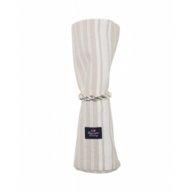 Lexington Icons stribet oxfordserviet, hvid/beige