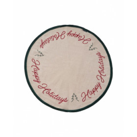 Lexington Jute/bomuld juletræsmåtte (dia 110cm)