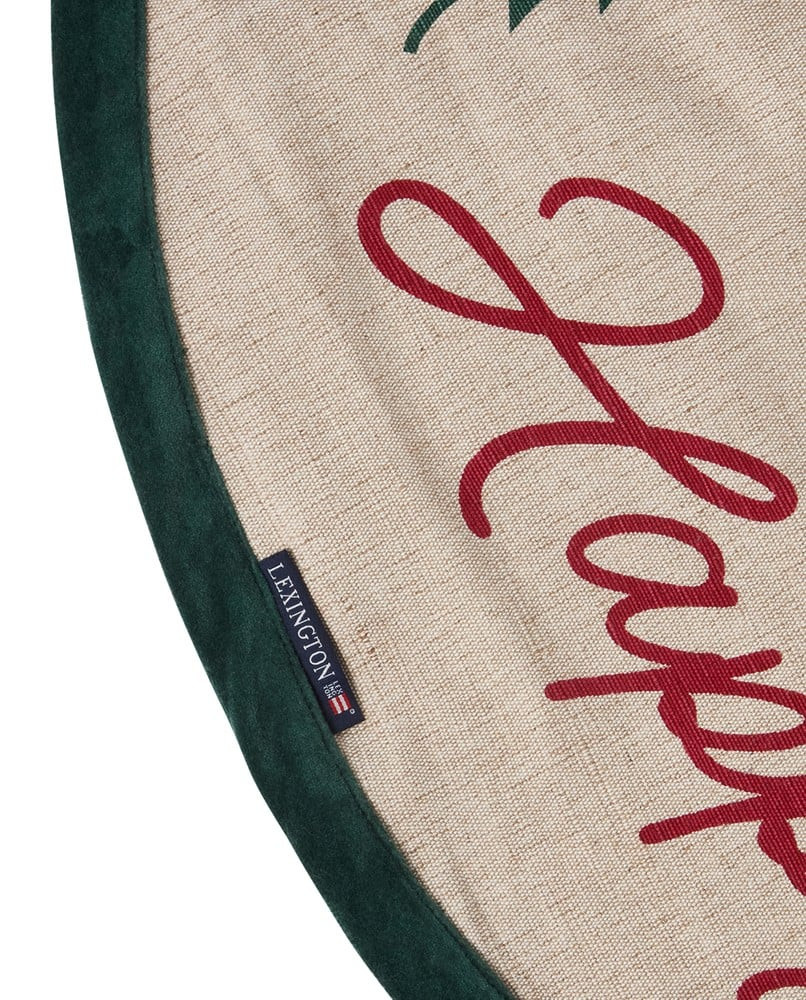 Lexington Jute/bomuld juletræsmåtte (dia 110cm)