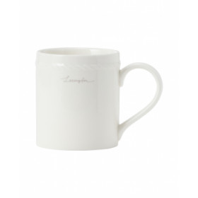 Lexington-krus i porcelæn, hvid/beige