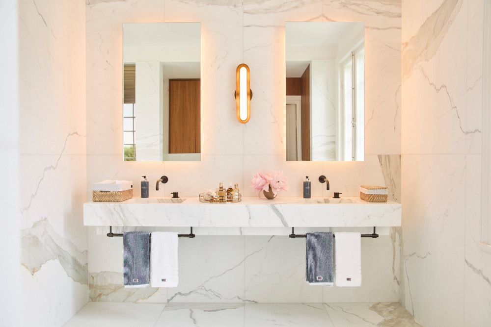 Lexington Original håndklæde, Navy/White