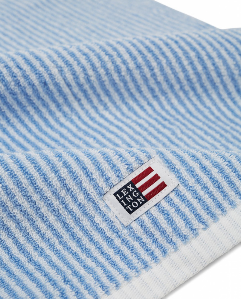 Lexington Original Towel, White/Blue striped