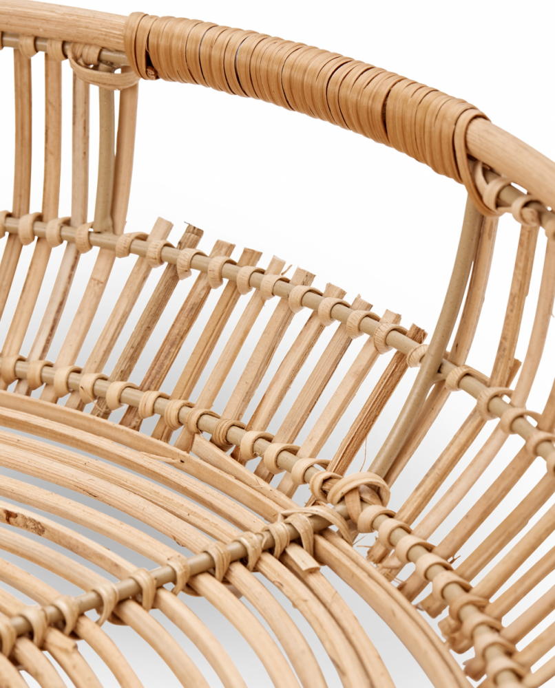 Lexington Rund Bakke i natur rattan, large