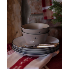 Lexington Stoneware skål, beige (450 ml)