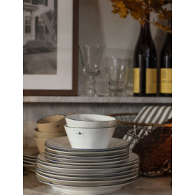 Lexington Stoneware desserttallerken, white
