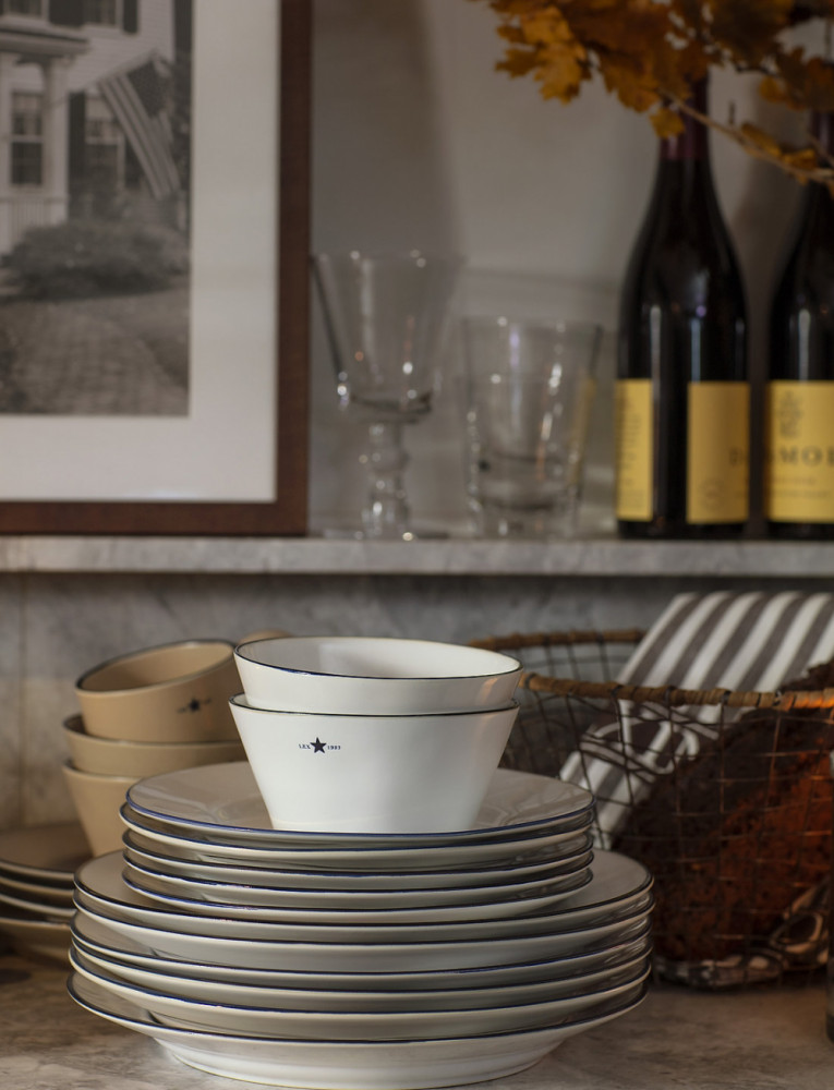 Lexington Stoneware middagstallerken, white