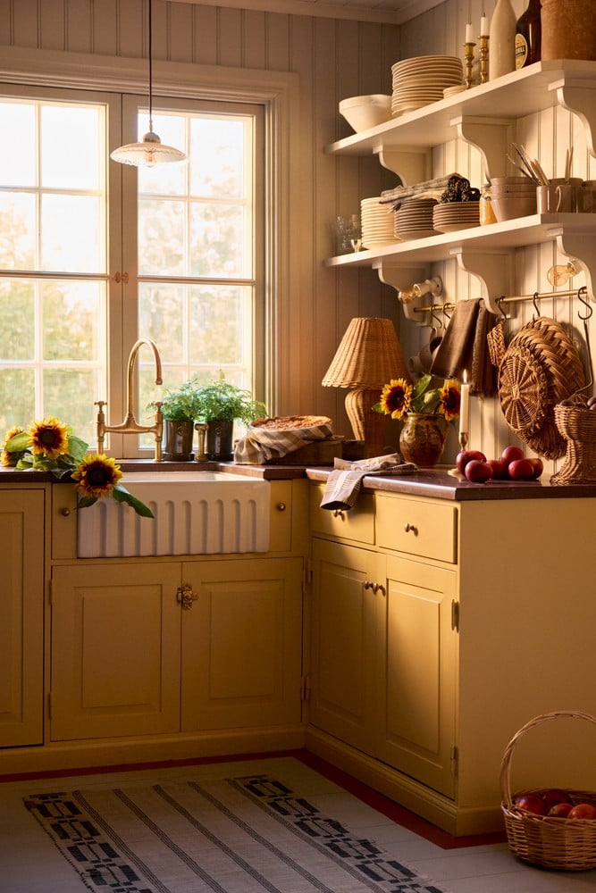 Lexington stribet tæppe i økologisk bomuld