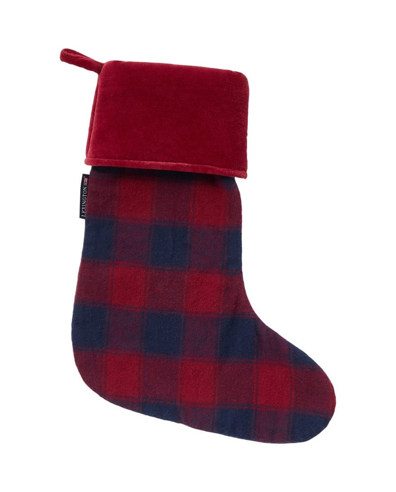 Lexington ternet julestrømpe i økologisk bomuld