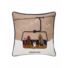 Lexinton dog lift pudebetræk i økologisk bomuld, 50x50 cm