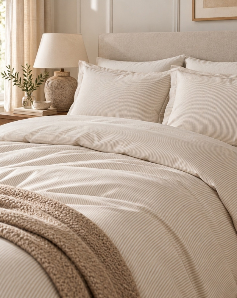 Ralph Lauren Home Oxford Set – Linen (140 × 200 / 65 × 65 cm)