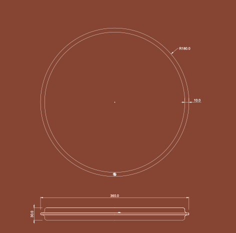 Round My Petit – Kanvaspude fra &CPH