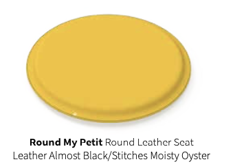 Round My Petite – Rund læderpude fra &CPH