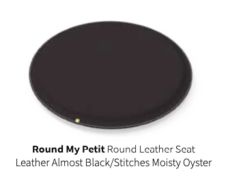 Round My Petite – Rund læderpude fra &CPH