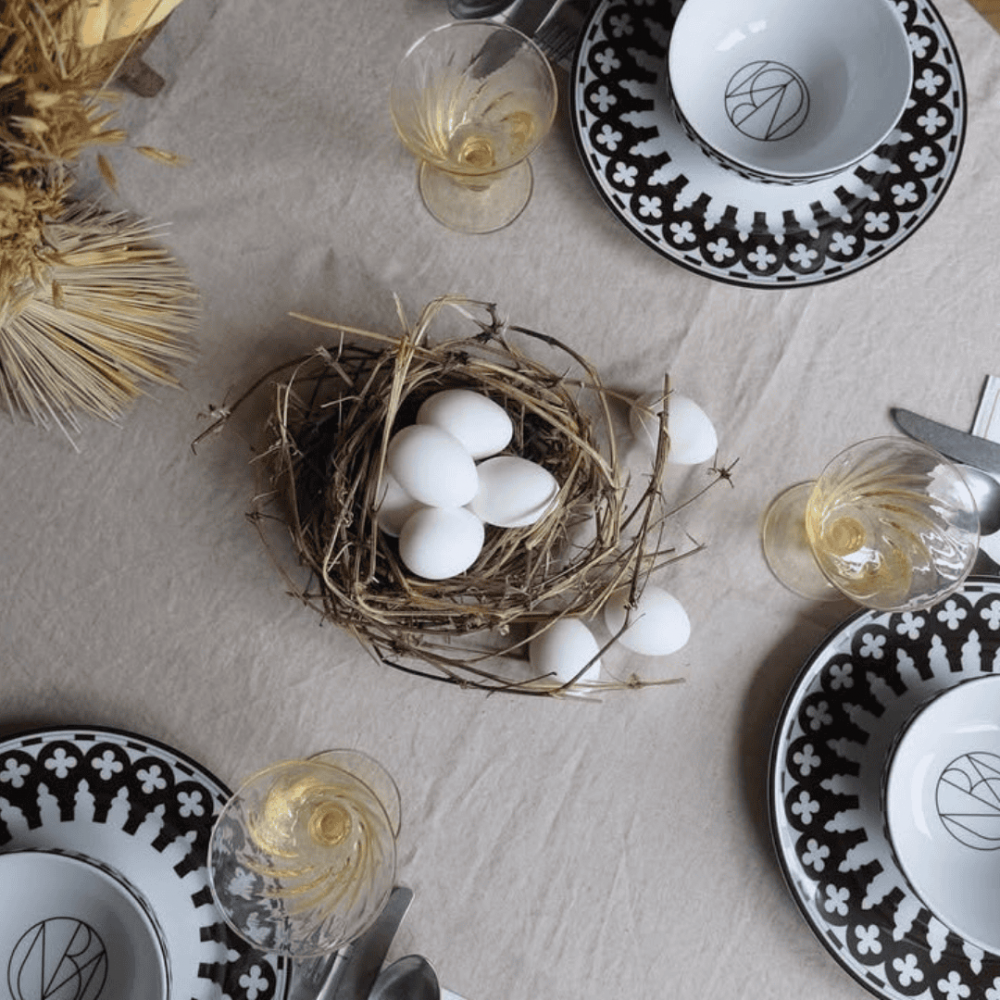 (SÆTPRIS) 4 stk. Birger No.1962 Plate (Brun)