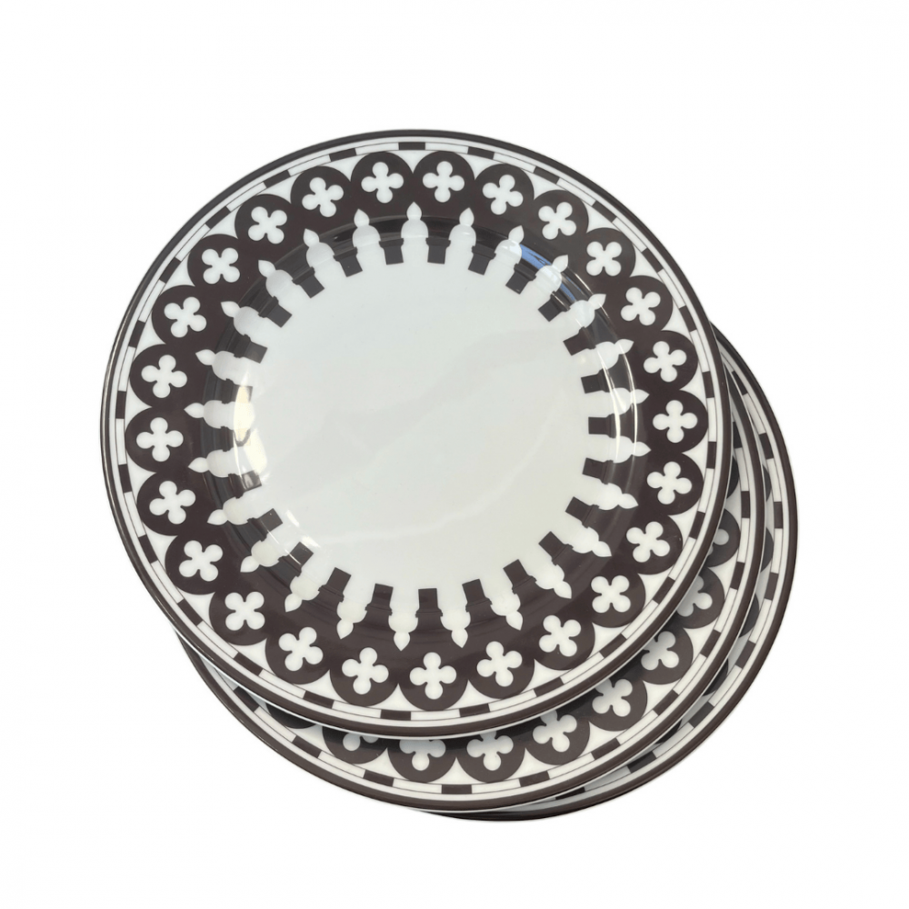 (SÆTPRIS) 4 stk. Birger No.1962 Plate (Brun)