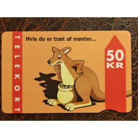 50 kr. Telekort - Kænguru