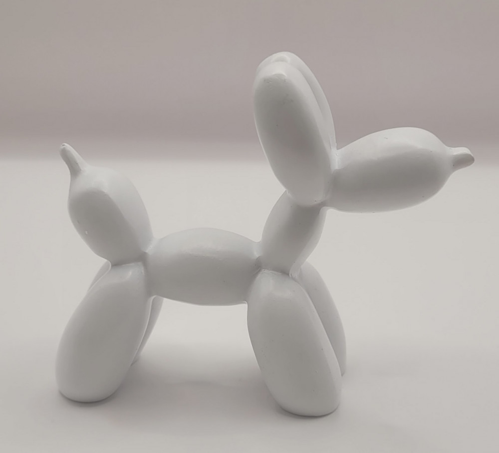 Ballonhund lille, hvid