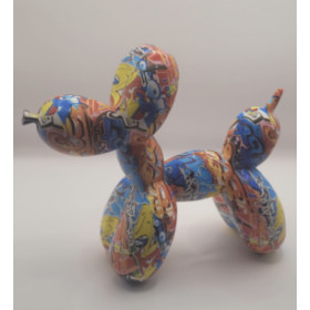 Ballonhund multifarvet